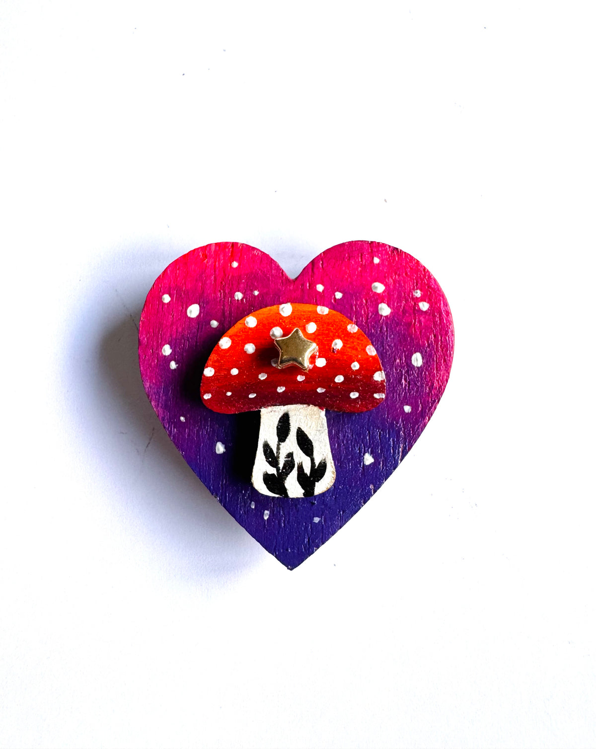 Hand-painted mini wooden MAGNET / Kézzel festett mini fa MÁGNES