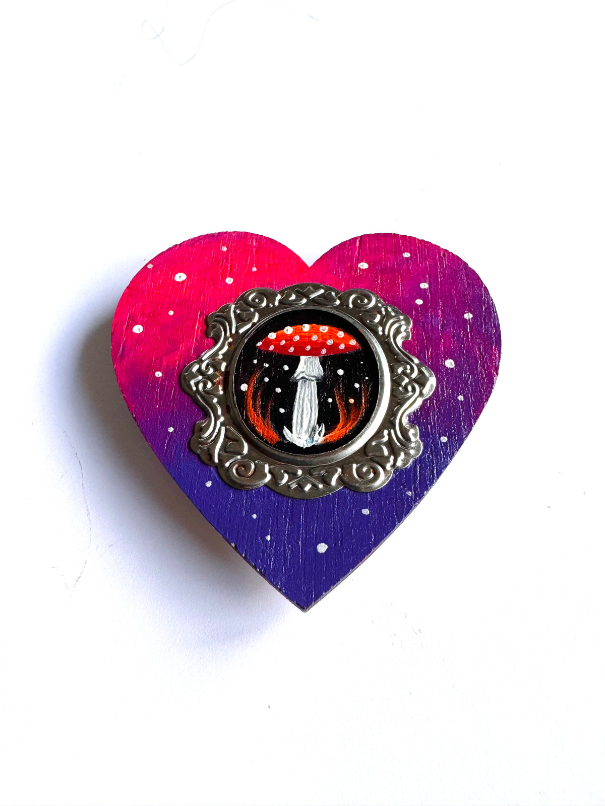 Hand-painted mini wooden MAGNET / Kézzel festett mini fa MÁGNES