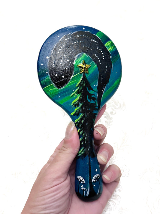 EYCIIR kézzel festett sminktükör / EYCIIR handpainted mirror