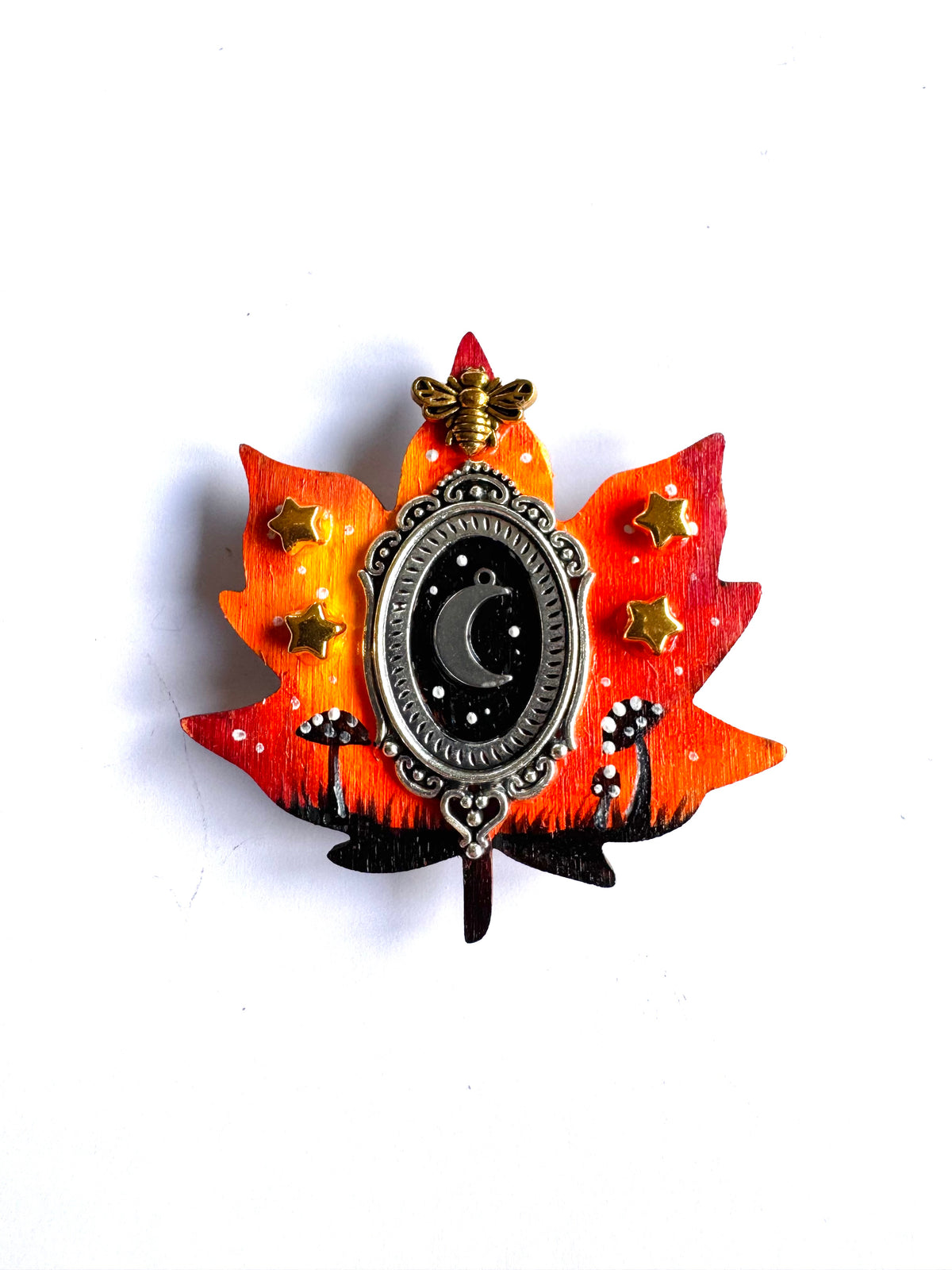 Hand-painted mini wooden MAGNET / Kézzel festett mini fa MÁGNES
