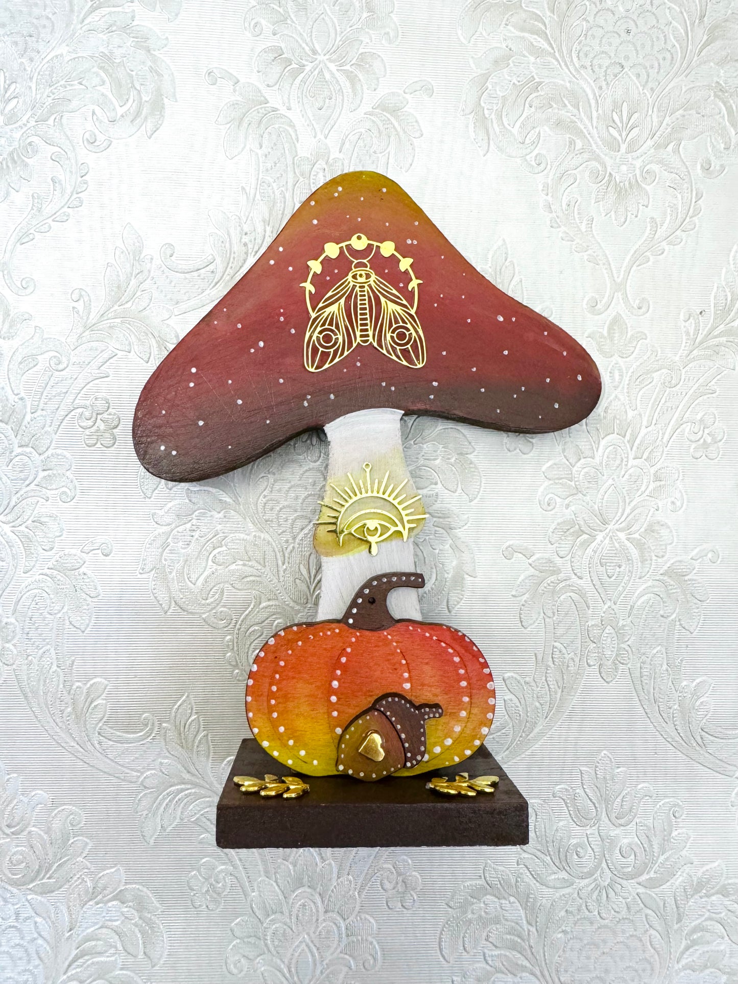 Kézzel festett gomba NAGYOBB / Hand-painted mushroom LARGER