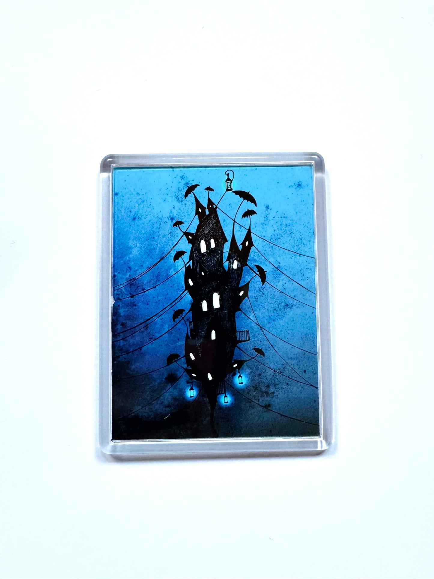 Plexi magnet / Mágnes plexi tokkal