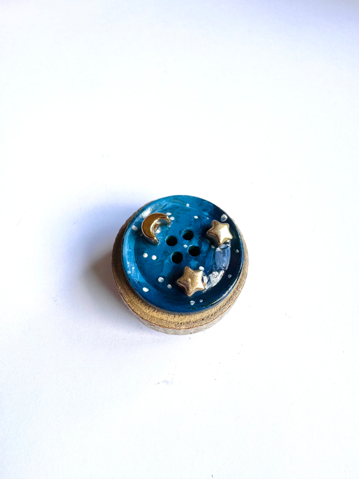 Hand-painted mini wooden MAGNET / Kézzel festett mini fakorong MÁGNES