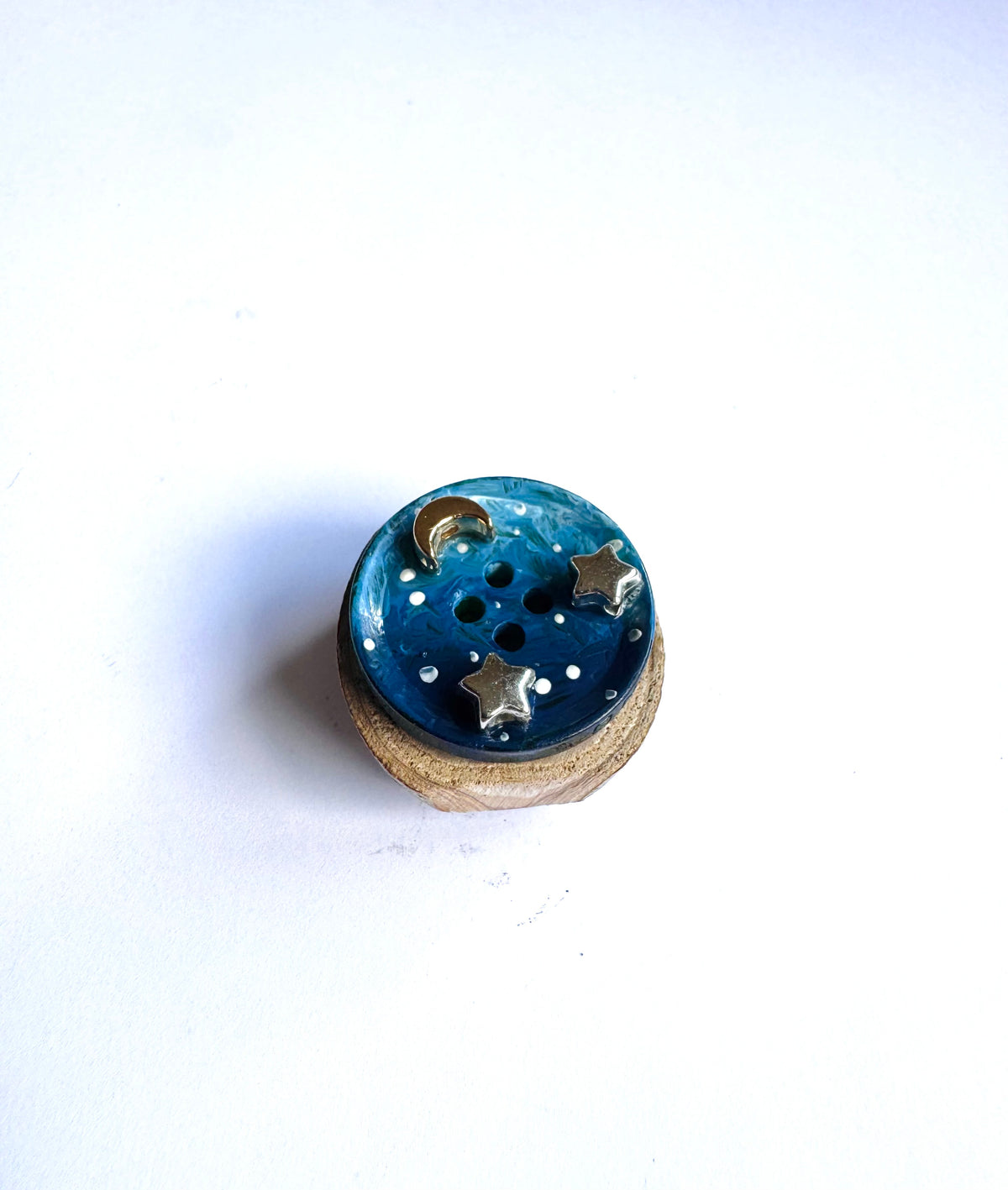 Hand-painted mini wooden MAGNET / Kézzel festett mini fakorong MÁGNES