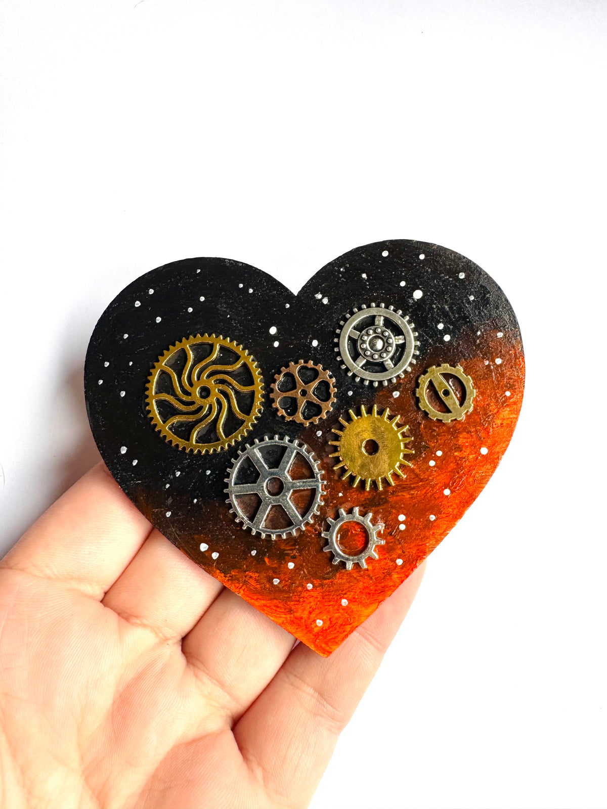 Hand-painted “steampunk” MAGNET / Kézzel festett “steampunk” mágnes
