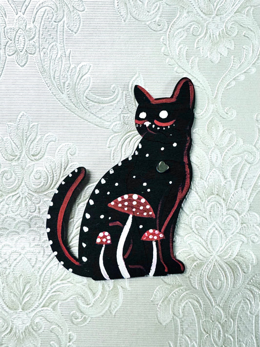 Hand-painted cat MAGNET / Kézzel festett macska mágnes