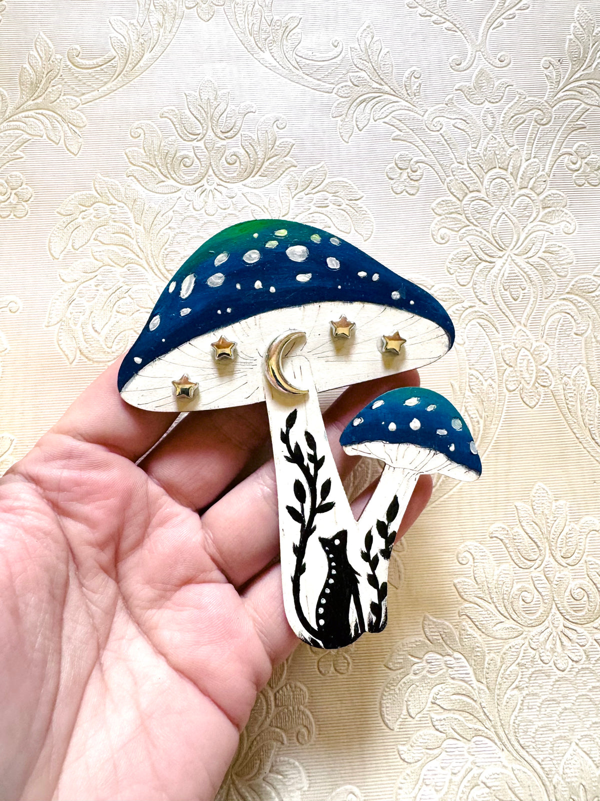 Hand-painted mushroom MAGNET / Kézzel festett gomba mágnes