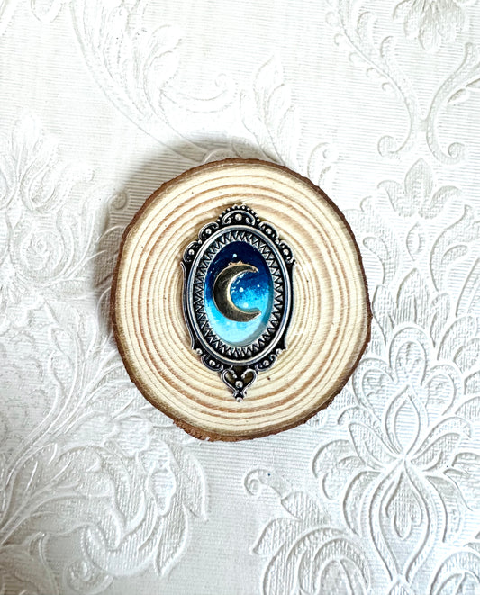 Hand-painted mini wood slice MAGNET / Kézzel festett mini fakorong mágnes