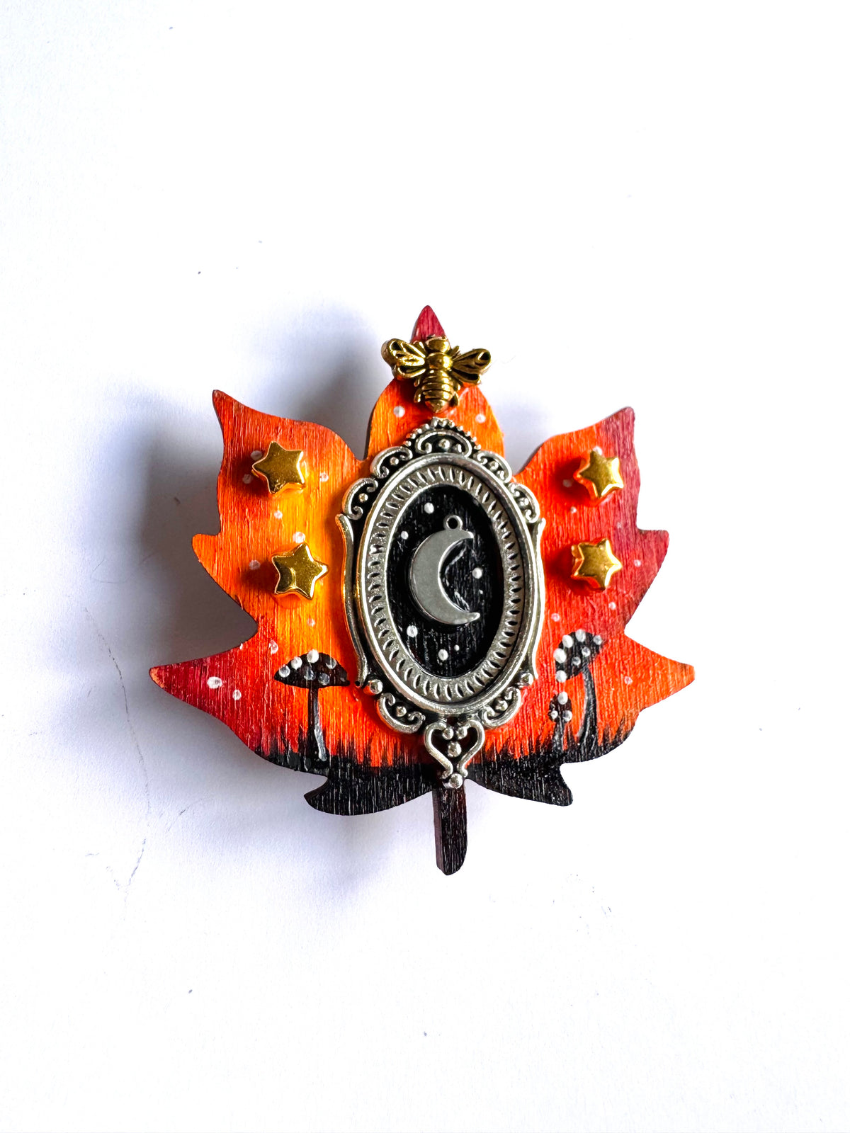 Hand-painted mini wooden MAGNET / Kézzel festett mini fa MÁGNES