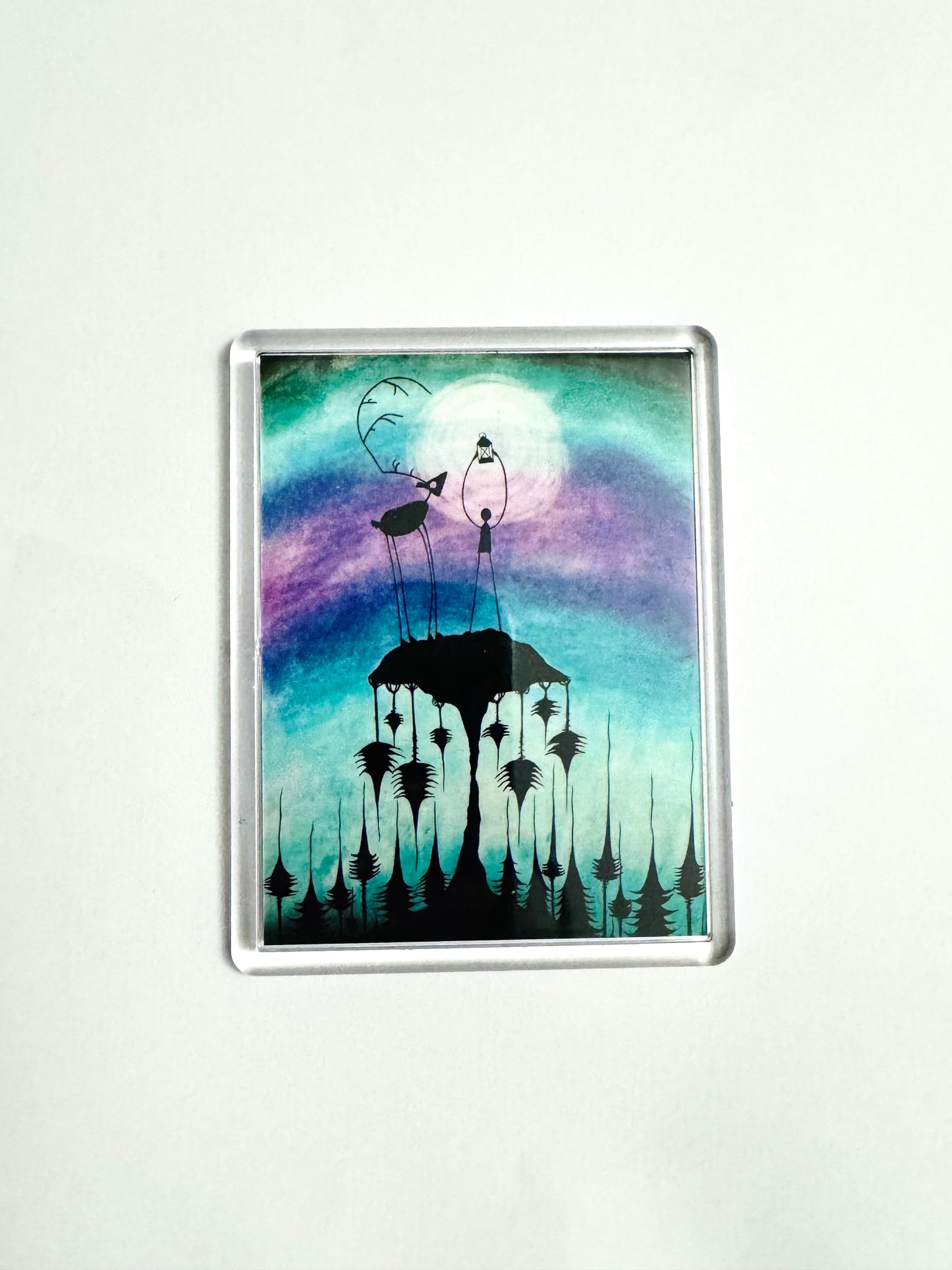 Plexi magnet / Mágnes plexi tokkal