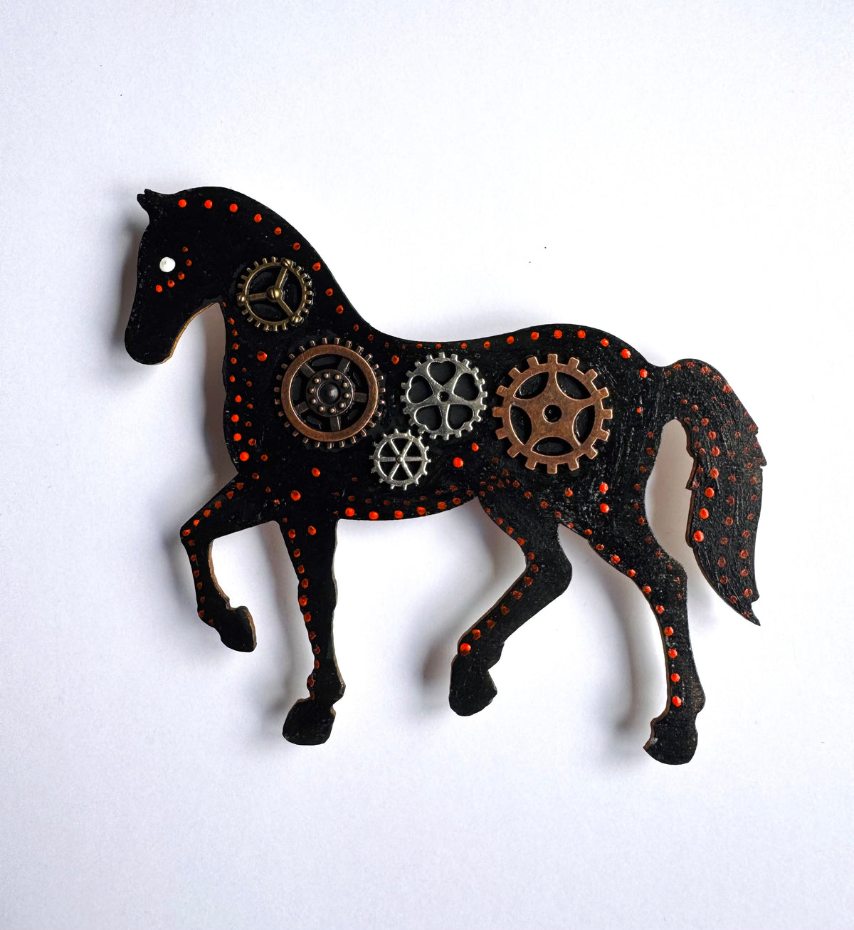 Hand-painted “steampunk” MAGNET / Kézzel festett “steampunk” mágnes