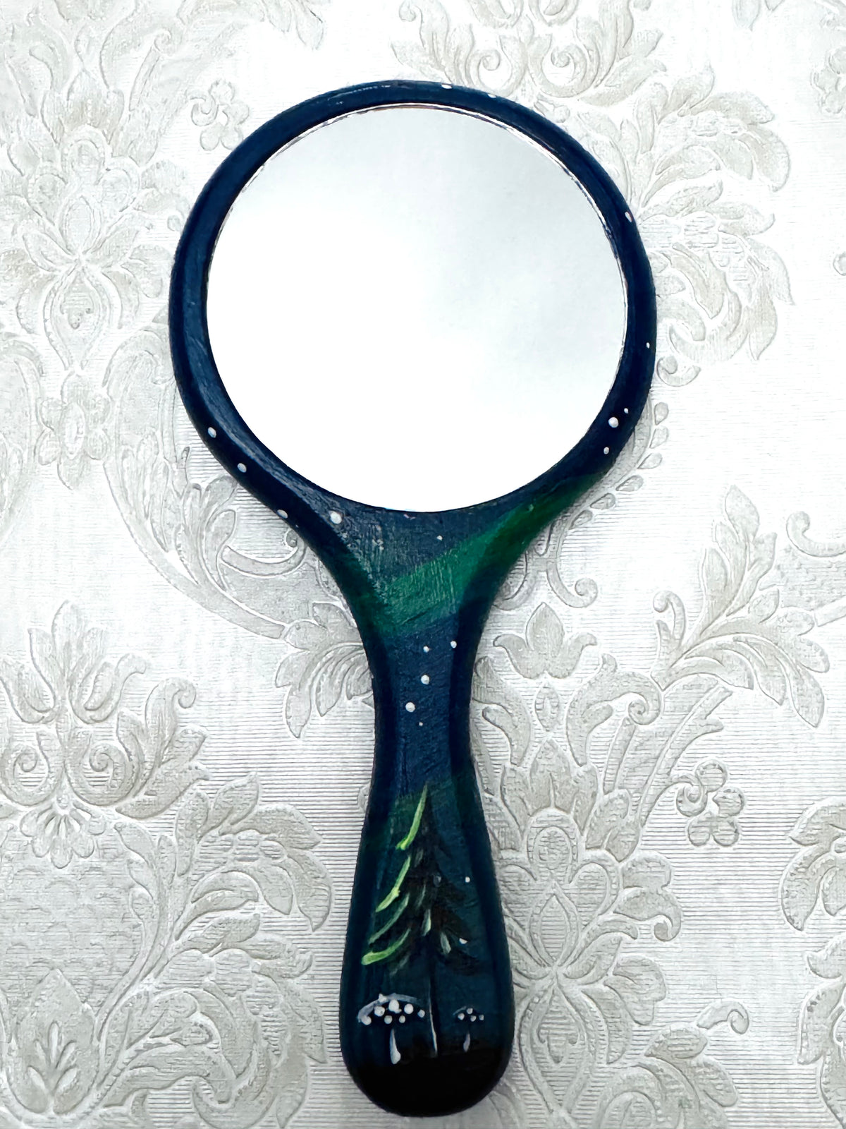 EYCIIR kézzel festett sminktükör / EYCIIR handpainted mirror