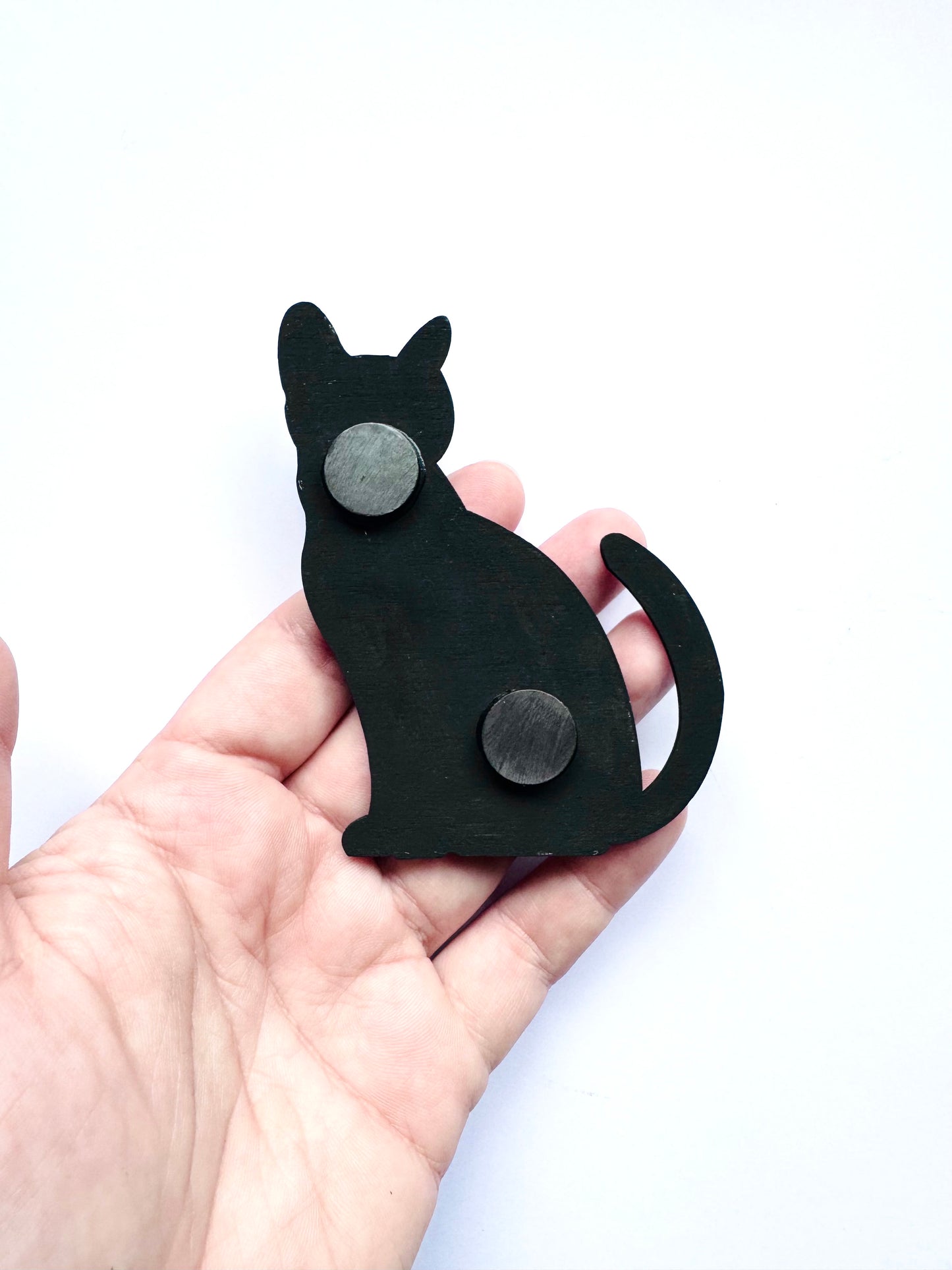 Hand-painted cat MAGNET / Kézzel festett macska mágnes