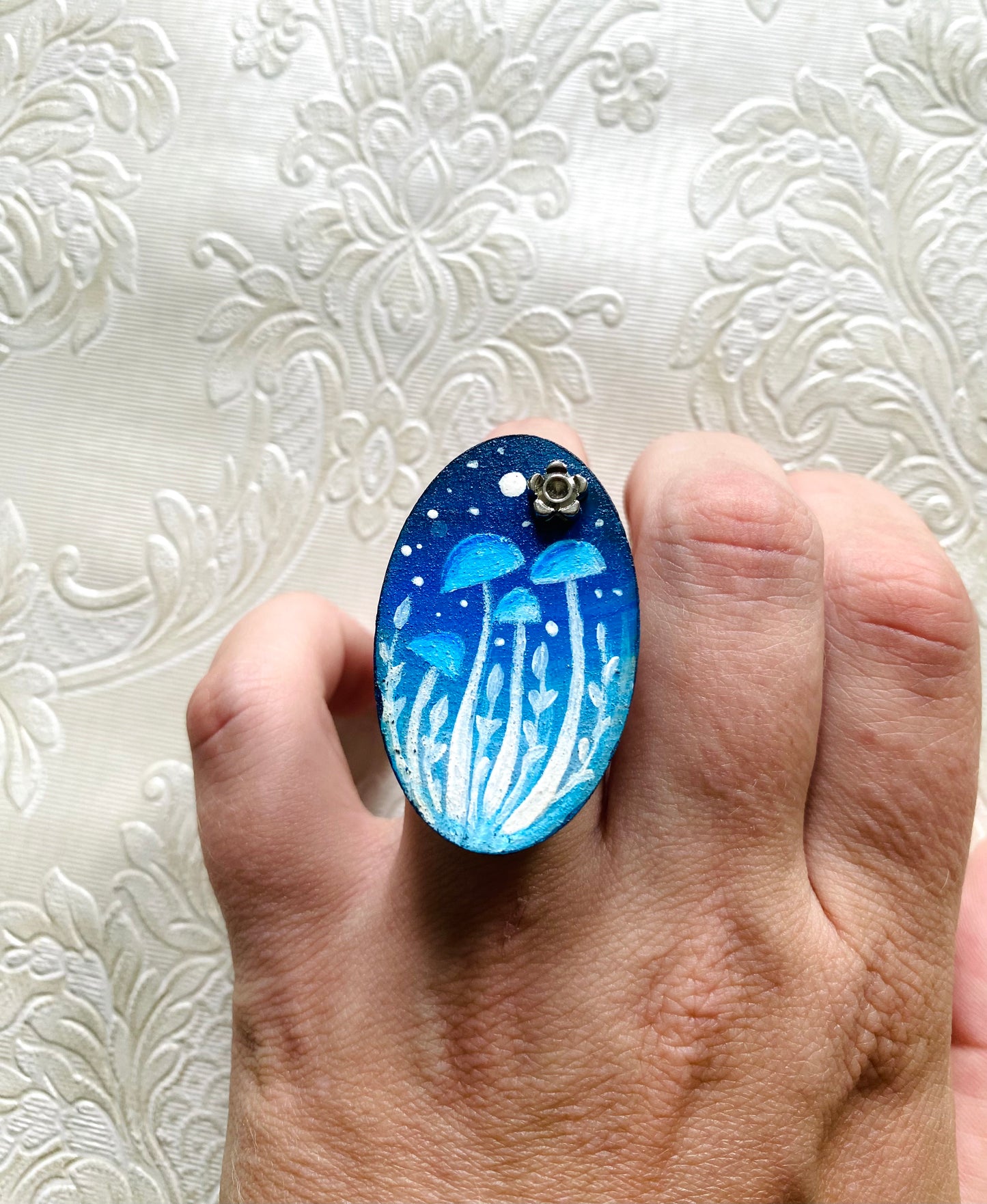 Hand-painted ring / Kézzel festett gyűrű